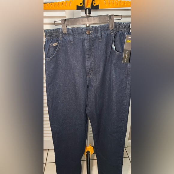 Lee Relaxed Fit Dark Indigo Jeans, 14 long - Picture 1 of 9